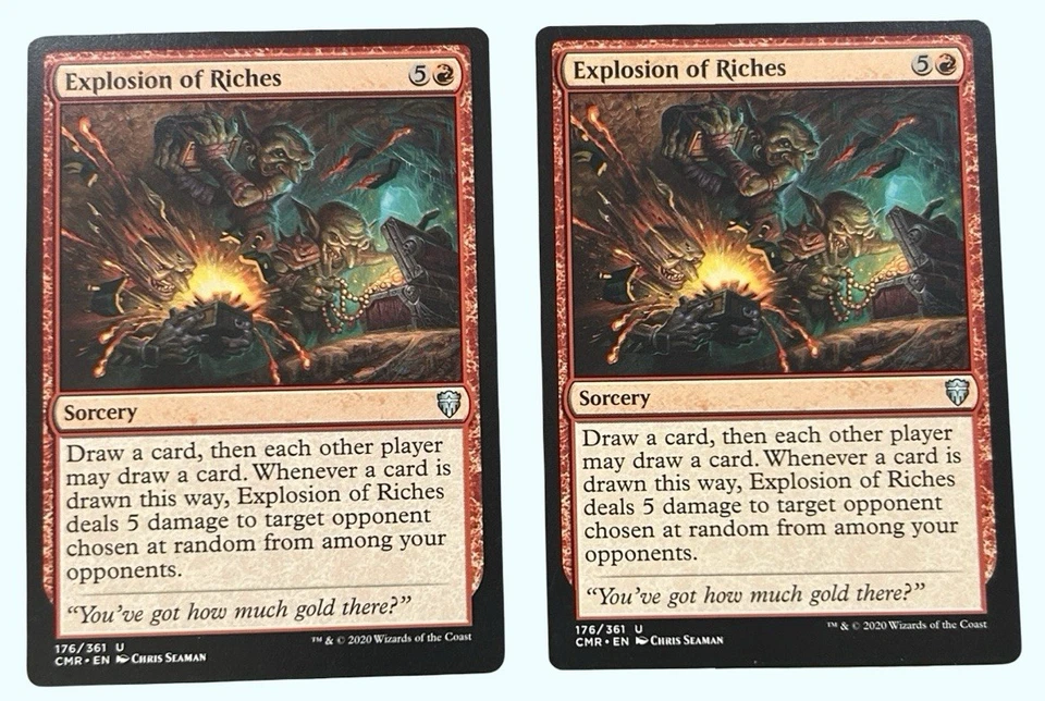 2X Explosion of Riches, Commander Legends, Near Mint, Magic the Gathering MTG - Image 1 of 1