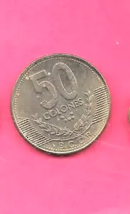 COSTA RICA KM231.1 1999 UNCIRCULATED-UNC MINT 50 COLONES OLD COIN - Picture 1 of 1