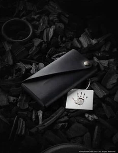 iPhone XR Funda Billetera iPhone XR Billetera Portatarjetas Única Cuero Negro - Imagen 1 de 161