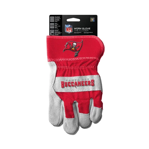 Tampa Bay Buccaneers Gloves Work Style The Closer Design Cover