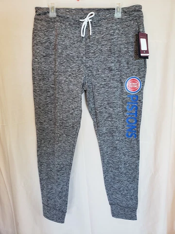 GIII 4Her NBA Women's Sideline Skinny Pants, XL, Heather Grey, Pacers or Pistons Cover