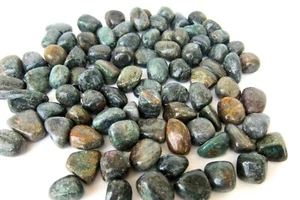 One Fuchsite Tumbled Stone Grade A 20-25mm Reiki Healing Crystal Increase Energy - Picture 1 of 5
