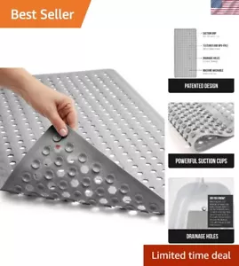 Patented Bath Tub Shower Mat, 35x16 Washable Bathtub Floor Mats, Suction Cups... - Picture 1 of 10