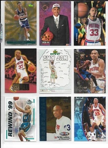 HUGE GRANT HILL 95 CARD 75 DIFFERENT LOT b MAGIC PISTONS + w/ 4 RC - Picture 1 of 1