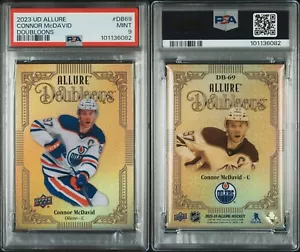 Connor McDavid Doubloons 2023-24 Allure Hockey #DB-69 CARD NHL PSA 9 CASE HIT - Picture 1 of 3