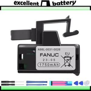 3V 1750mAh for A98L-0031-0026 A98L 0031 0026 FANUC PLC Battery - Picture 1 of 3