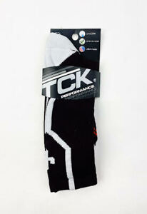 Twin City TCK Sports JC Team Performance Crew Sock Adult Size Large Brown LZNC