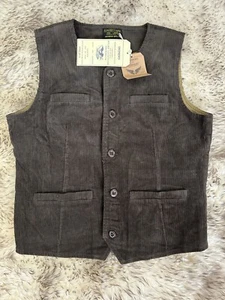 Neu mit Etikett Retro Cordweste für Herren L England-Stil ärmellose Jacke Freizeitweste - Bild 1 von 10
