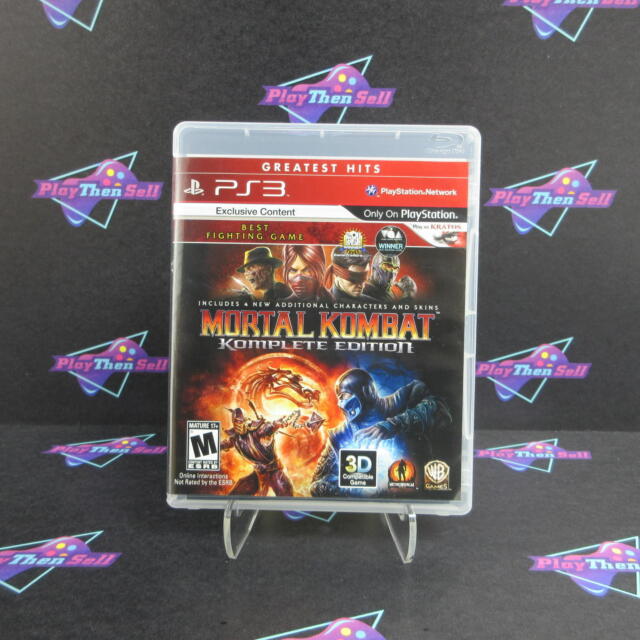  Mortal Kombat: Komplete Edition - Playstation 3 : Whv Games:  Videojuegos