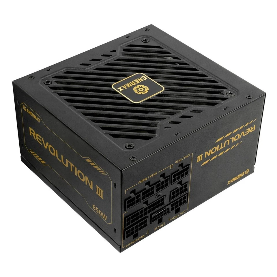 Enermax EPRV3650GFR Revolution III 650W 80 Gold Fully Modular AT.1 Power