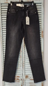 BEN SHERMAN TRAFALGAR WASH JEAN Mens 28w 34L Black Stretch Straight Fit NWT - Picture 1 of 6