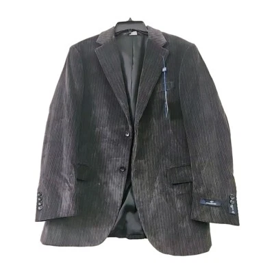 Docker Men's Dress Blazer Long-Sleeve Color Grey Size 40 Regular Buttons Front  - Image 1 of 4
