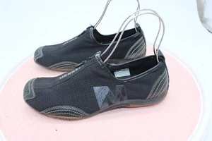 Merrell Barrado Blackout Noir Women's Black Sneakers 9.5 Zip-up Water Shoes - Picture 1 of 7