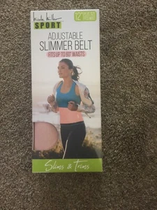 Nicole Miller Adjustable Slimmer Belt Up To 60” Waist Weight Loss Workout Belly - Picture 1 of 8