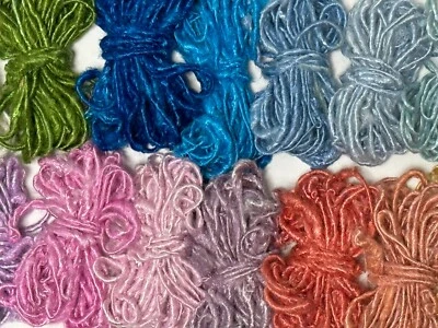 100 g de hilo de seda de plátano reciclado tejer, tejer 9 colores disponibles Foto 1 de 4