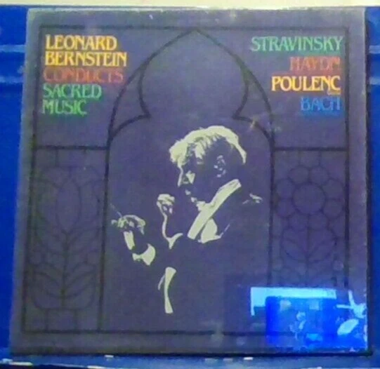 LEONARD BERNSTEIN "CONDUCTS SACRED MUSIC" 3LP BOX SET PREMIUM USED LP (NM/EX) - Image 1 of 1