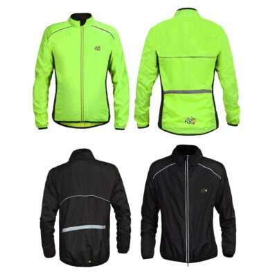 Cycling Jacket Road MTB Bike Light Weight Windproof Wind Coat for Men Women - Image 1 of 4