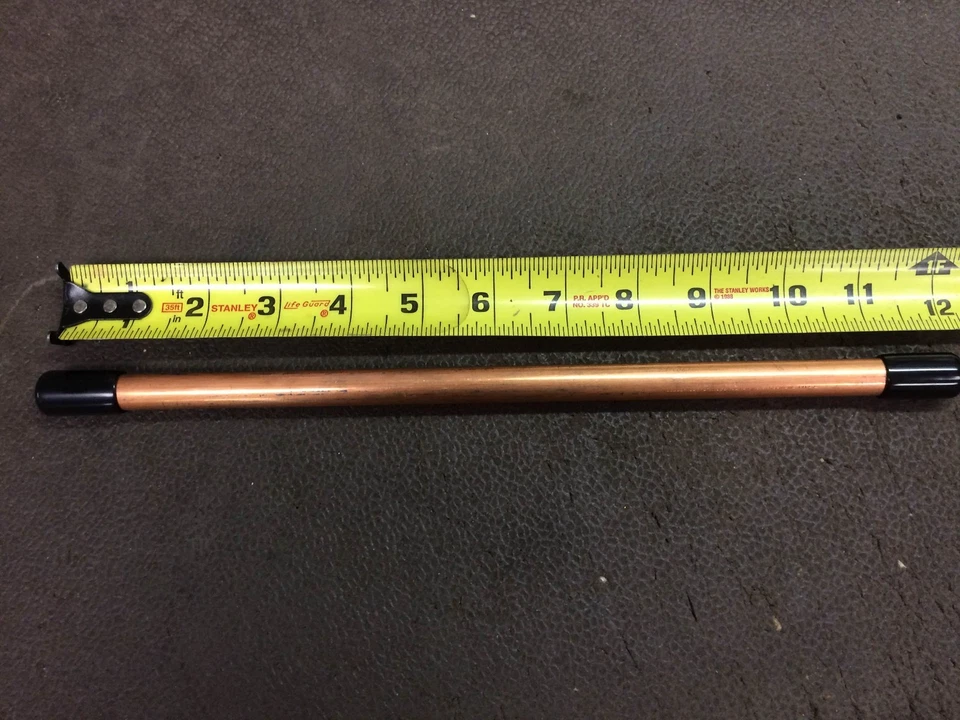 STREAMLINE Copper Tube Sold in One Foot Piece 1/2" O.D. ACR Hard Drawn Copper