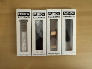 Modeuhrenarmband Roségold, Schwarz - Fitbit Milanaise - Einzeln verkauft - Bild 1 von 13