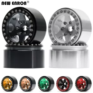 1.9 inch Metal Beadlock Wheel Hub Rim for RC 1/10 Crawler Traxxas Axial CC01 MST - Picture 1 of 54