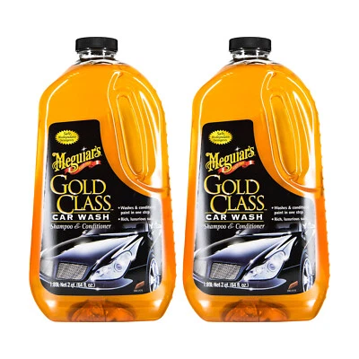 2x Meguiars Gold Class Shampoo & Conditioner 1,89l Reiniger Pflege G7164EU - Bild 1 von 2