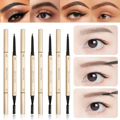 TicTok Eyebrow PENCIL & BRUSH - Fine Brow Definition Shaper - Waterproof Line ❀ - Image 1 of 4
