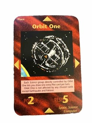 Illuminati New World Order INWO Card Game Orbit One Space Science Conspiracy  - Image 1 of 2