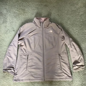 Chaqueta North Face Windwall Soft Shell - Forrada de vellón - Taupe - XL para mujer. - Imagen 1 de 22