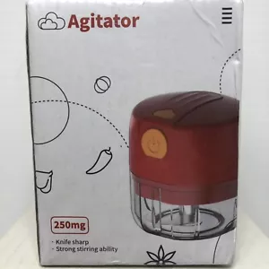 Mini Electric Grinder USB Garlic Nut Vegetable Fruit Chopper 2 Blades 250mg - Picture 1 of 7