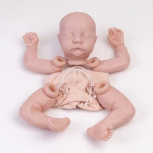 20" Reborn Doll Kits Realistic Unpainted Vinyl Silicone Newborn Kit Baby Parts - Picture 1 of 11