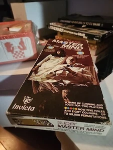Vintage Super Mastermind Game 1972 from Invicta pegs Code breaking Rare - Picture 1 of 4