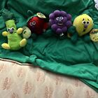 Lot Of 4 Toy Box Creations Vintage Veggie Friends Fruits Seedies Plush Toys