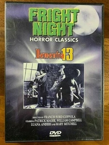 FRANCIS FORD COPPOLA's DEMENTIA 13, DVD, REGION 1, WIDESCREEN, DOLBY DIGITAL - Picture 1 of 3