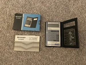 Vintage Sharp Model EL-8162 Calculator w/Box - Arrowhead Invitational Winner - Picture 1 of 9
