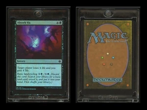 MTG Absorb Vis FOIL Miscut Error Conspiracy Take the Crown - Picture 1 of 3