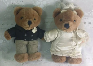Boda oso de peluche muñecas novia novio boda animales de peluche 7 - Imagen 1 de 6