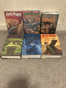 Harry Potter Hardcover Set Books 2-7 Only ( Not # 1) VGUC - Picture 1 of 4