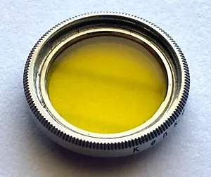 Kenko 19mm Yellow Wratten#15 For Leitz 5cm F3.5 Collapsible Elmar, Used.ONLY ONE - Picture 1 of 3