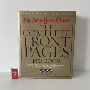 The  New York Times : The Complete Front Pages, 1851-2009 Plus 3 DVD-ROMs HC - Picture 1 of 17