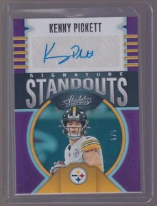 2023 Panini Absolute Kenny Pickett Purple Spectrum 5/5 #SS-5 Steelers - Picture 1 of 2