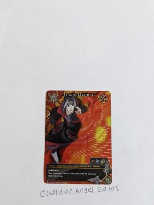 Naruto TCG CCG Itachi Uchiha [Inferno] Foil Promo Card English Near Mint - Image 1 of 2