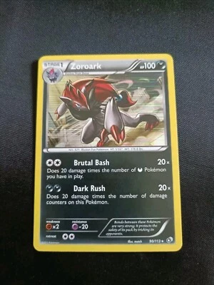 Carte Pokémon - Zoroark Légendaire Trésor 90/113 Holo AL5 - Photo 1/3