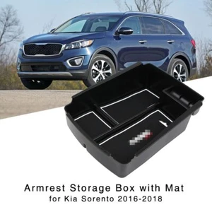 Armrest Storage Box for Kia Sorento 2016 2017 2018 Central Console Glove Tray - Picture 1 of 9