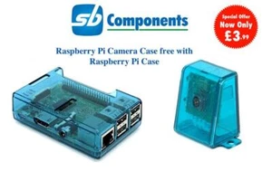Free Blue Raspberry Camera case with Raspberry Pi 3 Model B Case blue Case - Picture 1 of 2