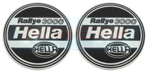HELLA RALLYE 3000 PROTECTIVE SPOT FOG DRIVING LAMP LIGHT COVERS 9" 234mm DIA - Picture 1 of 3