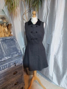 Gorgeous New Monsoon Dress Size 14 Grey Classic Elagant Wedding Ascot Cruise - Picture 1 of 6