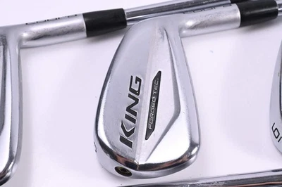 Cobra King Forged Tec 2020 Irons / 4-PW / Stiff Flex KBS $-Taper Lite Shafts - Image 1 of 4