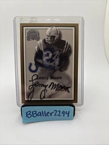 Lenny Moore signed 2000 Fleer Greats Of Game #25 handsigniert Colts signed Auto - Bild 1 von 2