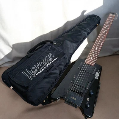 Guitarra Eléctrica Hohner G2 Negra Puente No Trémolo Modelo Sin Cabeza Foto 1 de 4