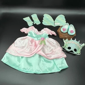 American Girl Marie Grace Cecile Fairy Costume Masquerade Dress Gown Winter Coat - Picture 1 of 22